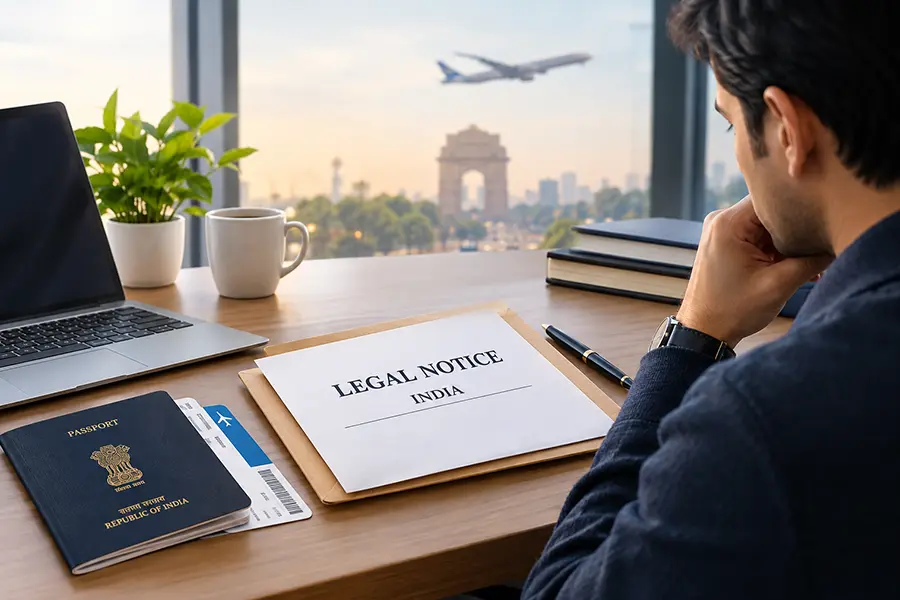 An NRI Receives a Legal Notice in India: What Should You Do First?